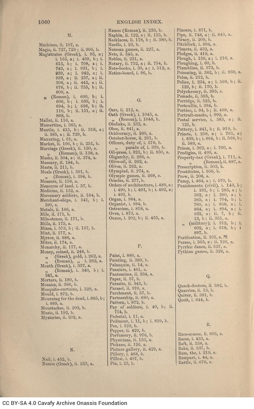 24,5 x 15 εκ. 4 σ. χ.α. + [VI] σ. + 1072 σ. + 2 σ. χ.α., όπου στο verso του εξωφύλλου ίχνος